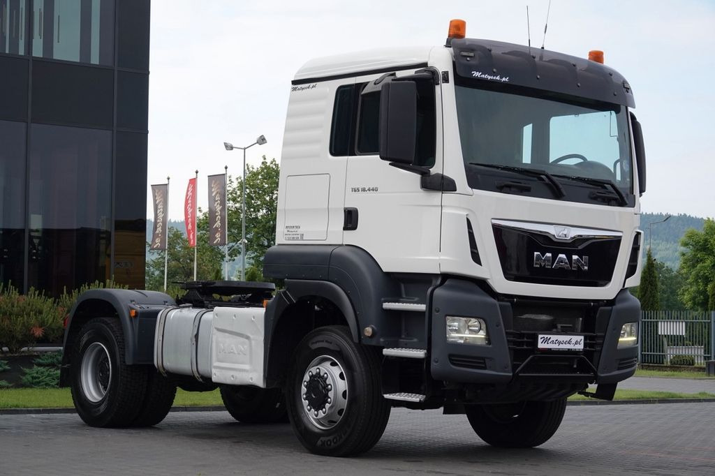 MAN TGS 18.440 / 4x4 - NA MOŚCIE / EURO 6 / HYDRAULI  - Тягач: фото 1