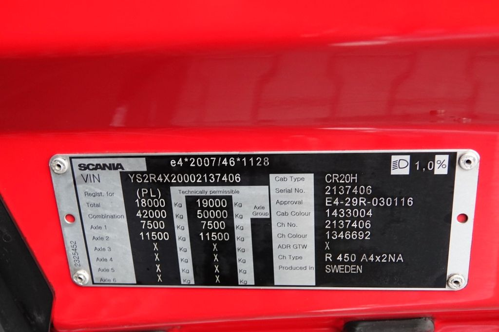 Scania R 450 / RETARDER /  PO KONTRAKCIE SERWISOWYM  в лизинг Scania R 450 / RETARDER /  PO KONTRAKCIE SERWISOWYM: фото 18