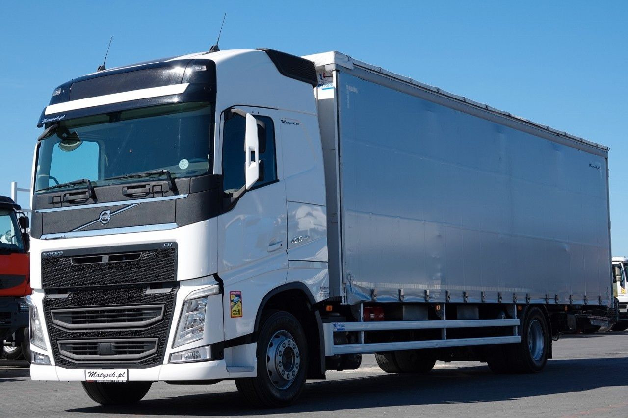 Volvo FH 420 / 4x2 / SOLÓWKA / FIRANKA 9.10 M / I-PARK - Тентованный грузовик: фото 1 Volvo FH 420 / 4x2 / SOLÓWKA / FIRANKA 9.10 M / I-PARK - Тентованный грузовик: фото 1