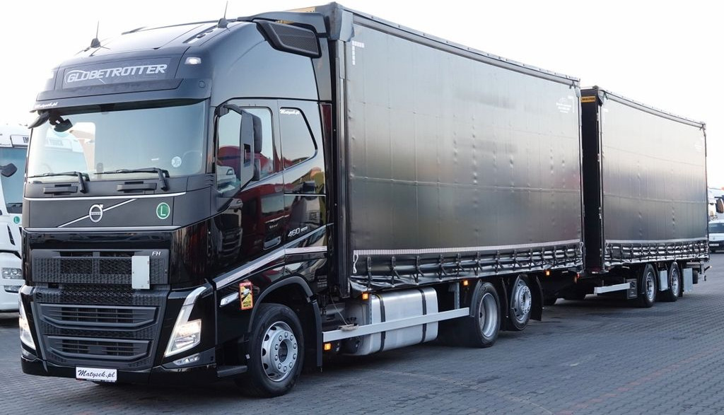 Volvo FH 460 / XXL / I-SAVE /ZESTAW TANDEM / 120 M3 / - Тентованный грузовик: фото 1 Volvo FH 460 / XXL / I-SAVE /ZESTAW TANDEM / 120 M3 / - Тентованный грузовик: фото 1
