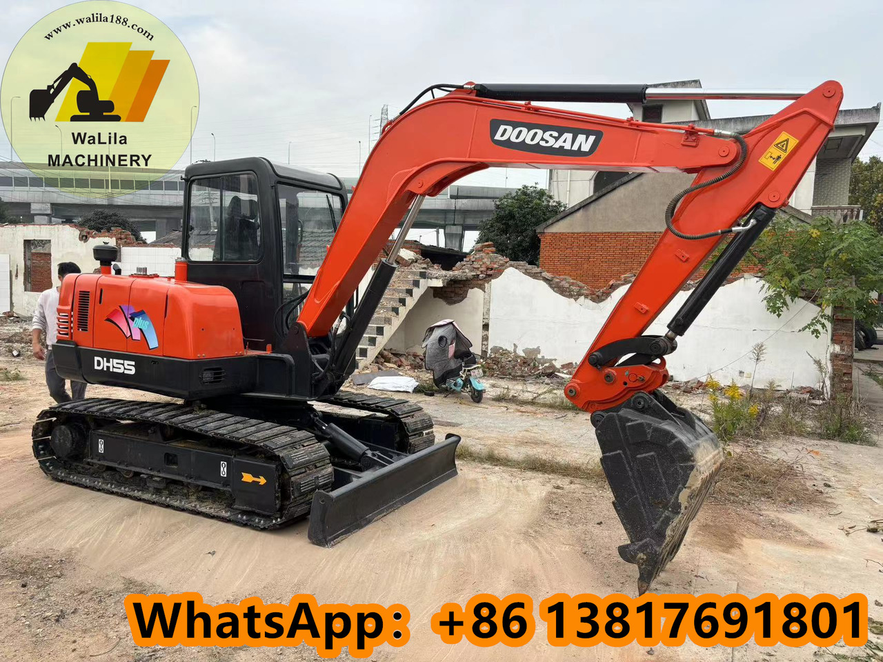 Doosan DH 55-7 DH55 [ Copy ] в лизинг Doosan DH 55-7 DH55 [ Copy ]: фото 8