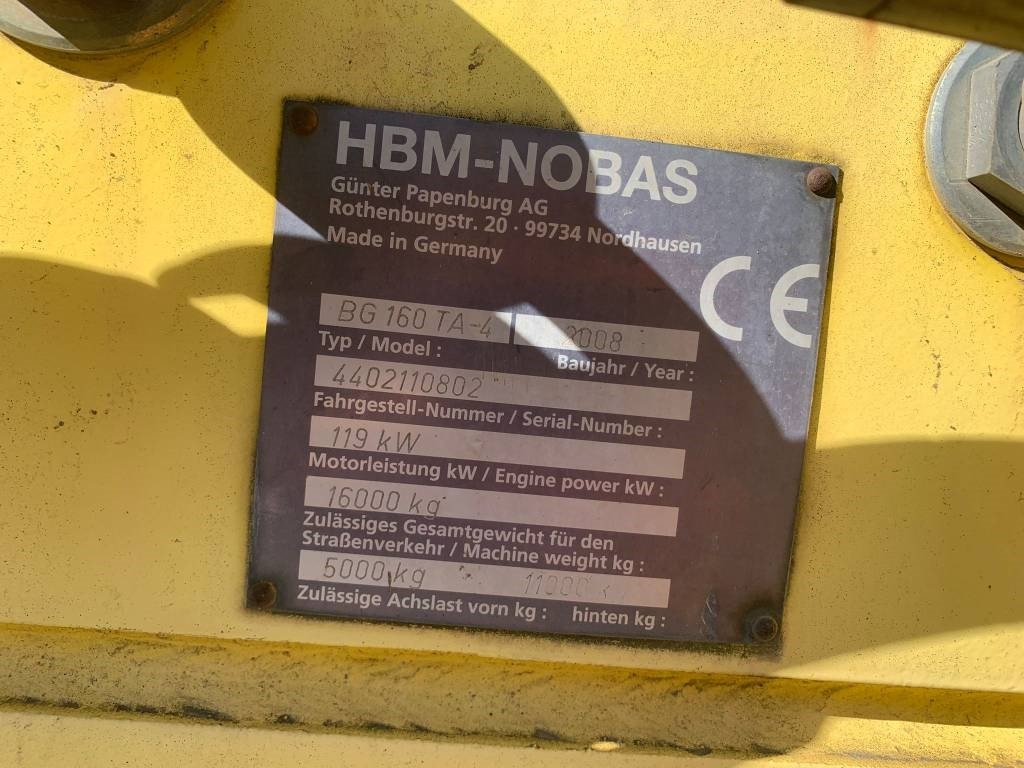 HBM Nobas BG160TA FOR PARTS  в лизинг HBM Nobas BG160TA FOR PARTS: фото 13