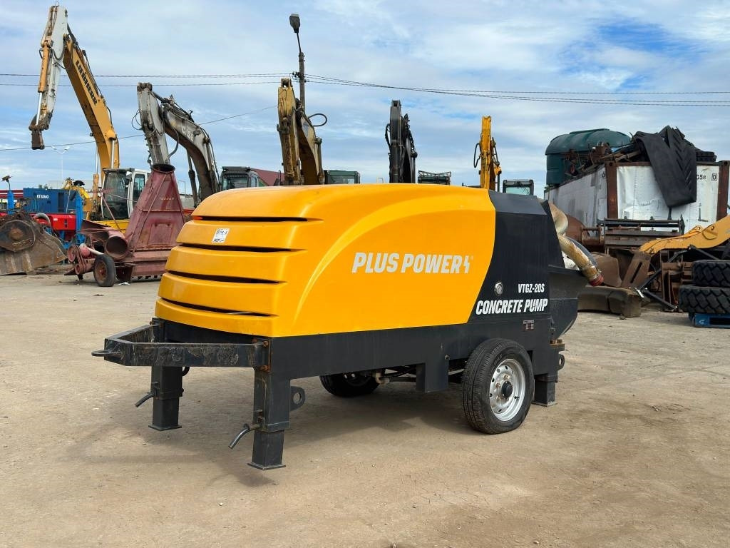 Plus Power VTGZ-20S - Бетононасос стационарный: фото 1 Plus Power VTGZ-20S - Бетононасос стационарный: фото 1