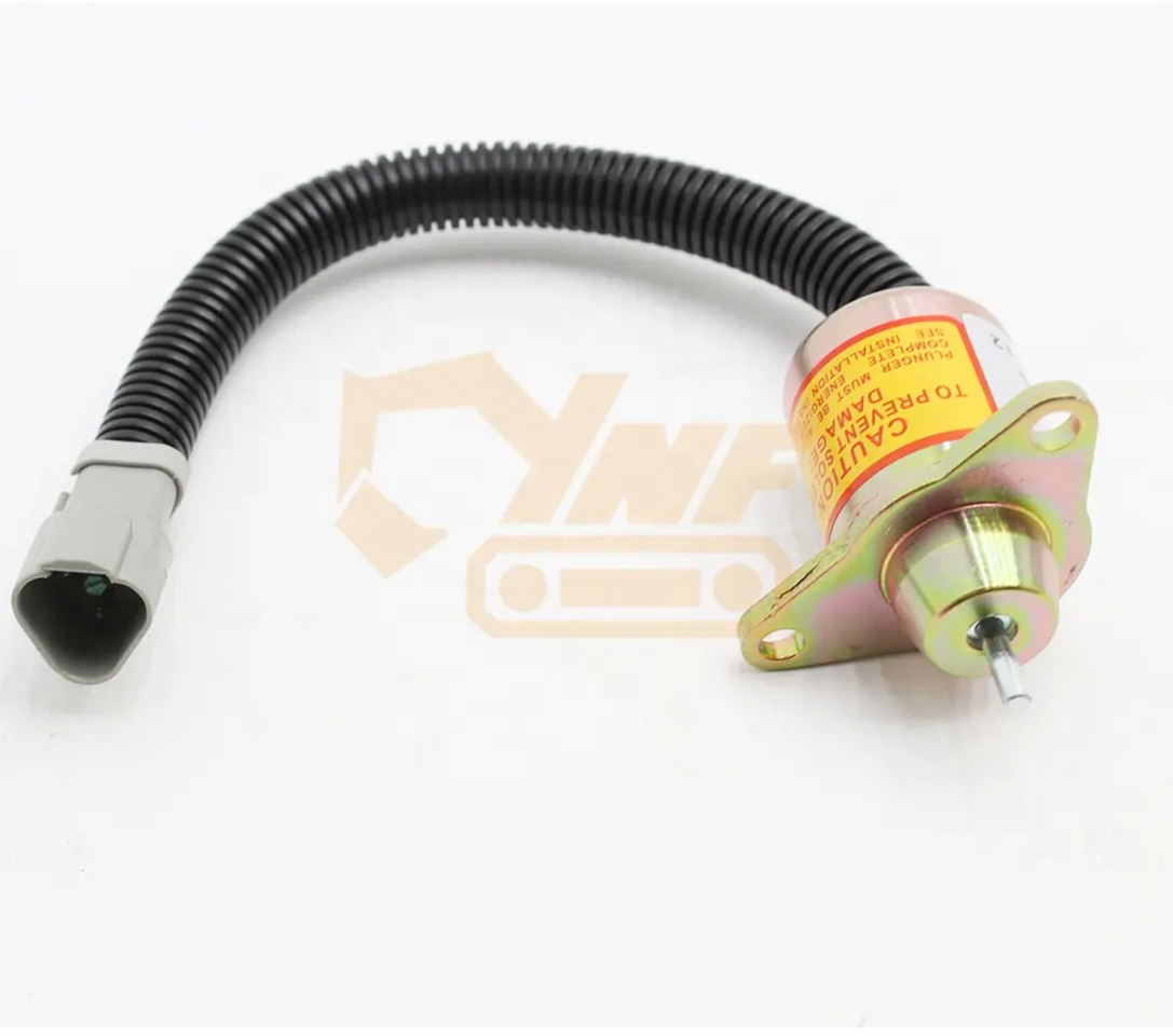 24V Shutoff Solenoid 3TNE72 3TNA72 4TNE84 4TNE88 1503ES-12S5SUC11S 1503ES-24S5SUC11S For Yanmar Engine - Электрическая система для Экскаваторов: фото 1