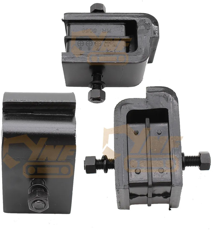 YNF EX200 EX120-2 EX120-5 ZAX200 Excavator Engine Parts 4BD1-T Engine Mount Rubber Front 4123994 4410043 - Подушка двигателя: фото 1