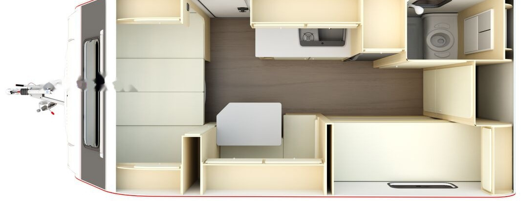 Niewiadów N-CROSS MAX 4 osobowa przyczepa kempingowa CARAVAN best price 4 - Прицеп дача: фото 1