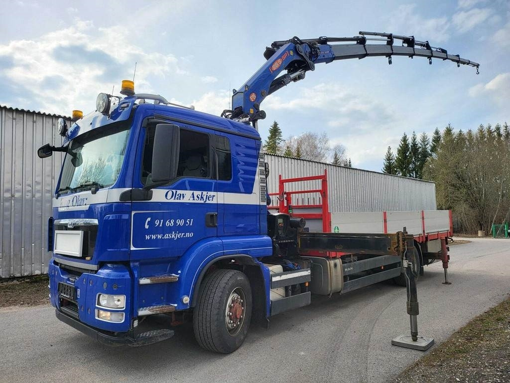 MAN TGS 18.400 4X4H BL HYDRODRIVE PM28.5 SP CRANE - Грузовик бортовой/ Платформа: фото 1 MAN TGS 18.400 4X4H BL HYDRODRIVE PM28.5 SP CRANE - Грузовик бортовой/ Платформа: фото 1