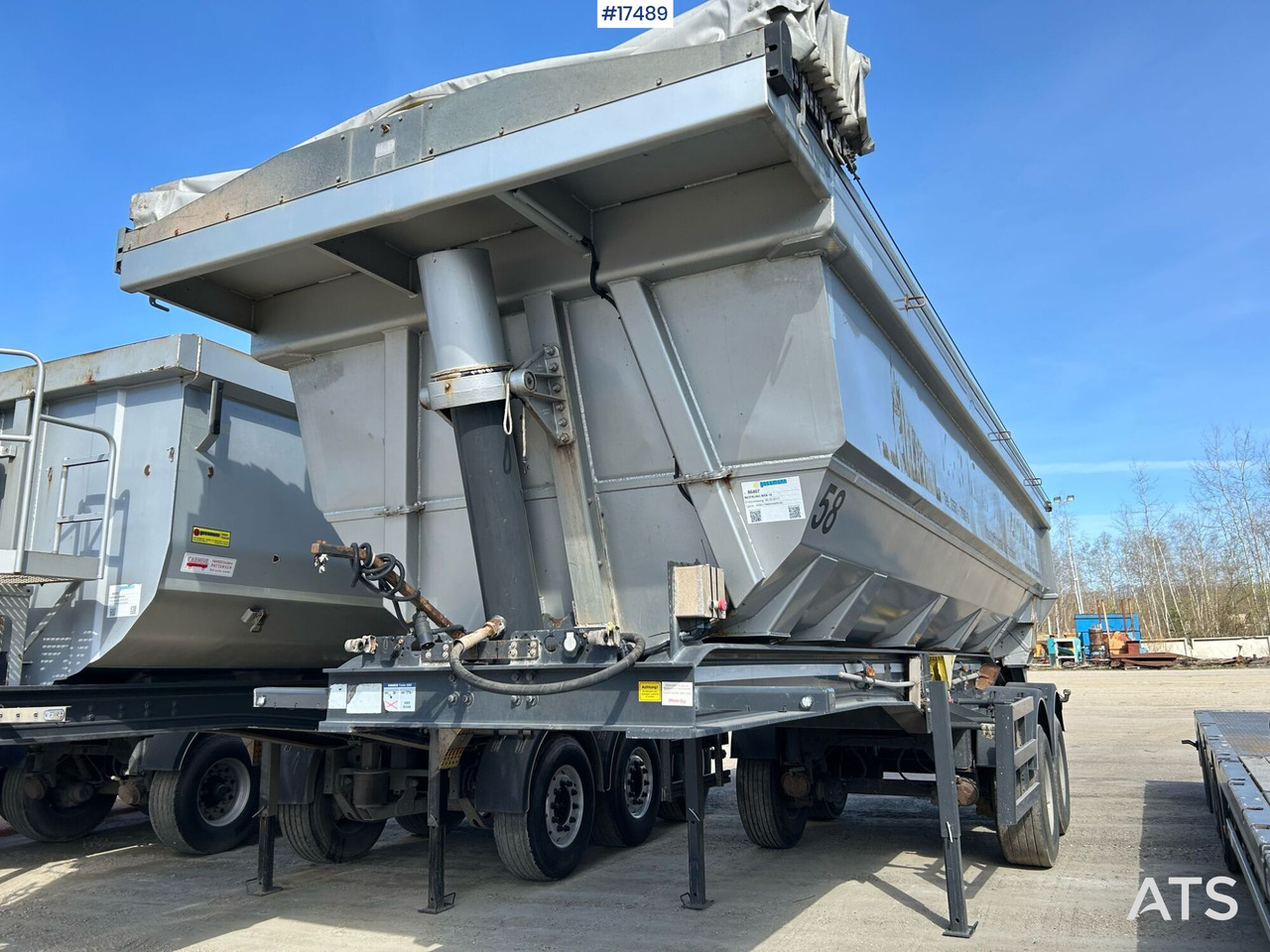 Truck semi-trailer, tipper MEIERLING MSK 18 (2017) - Самосвальный полуприцеп: фото 5 Truck semi-trailer, tipper MEIERLING MSK 18 (2017) - Самосвальный полуприцеп: фото 5
