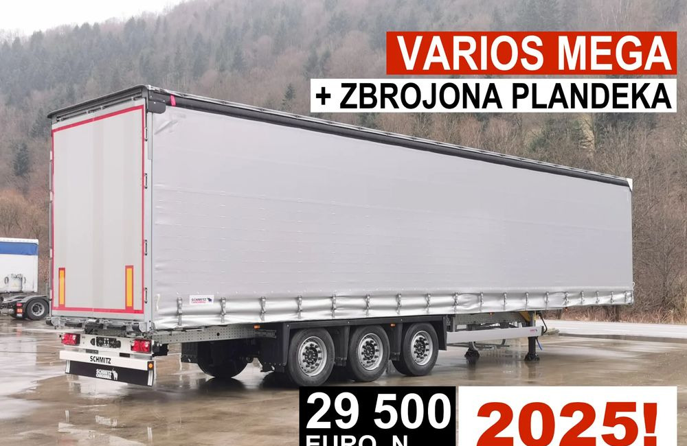 Schmitz Cargobull MEGA VARIOS - Тентованный полуприцеп: фото 1
