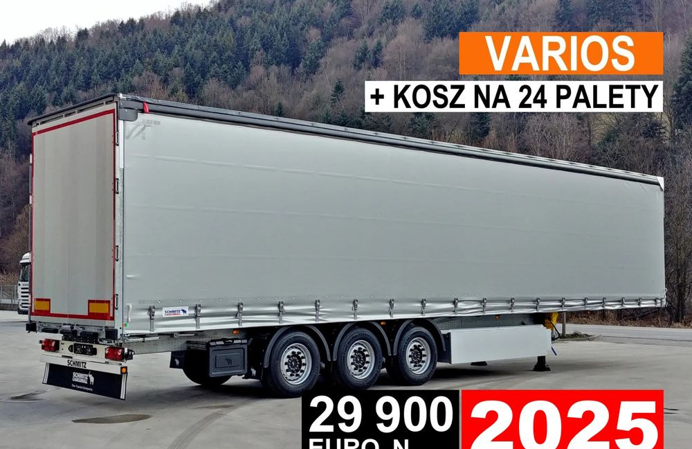 Schmitz Cargobull VARIOS + 24 PAL KOSZ - Тентованный полуприцеп: фото 1 Schmitz Cargobull VARIOS + 24 PAL KOSZ - Тентованный полуприцеп: фото 1