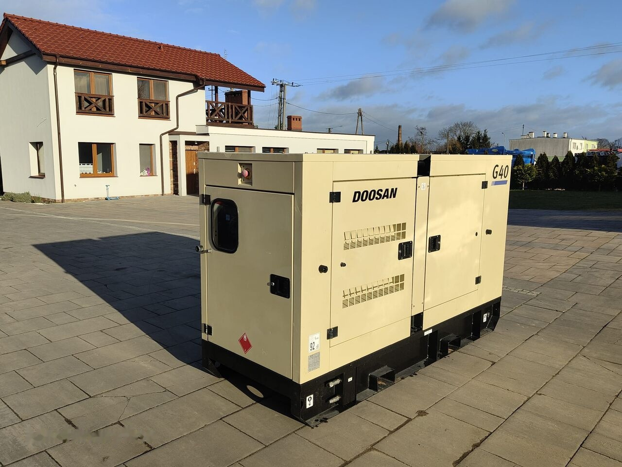 Doosan G40 Agregat prądotwórczy 2019r 41KVA / 32KW - 400V TYLKO 7464 MO - Электрогенератор: фото 1