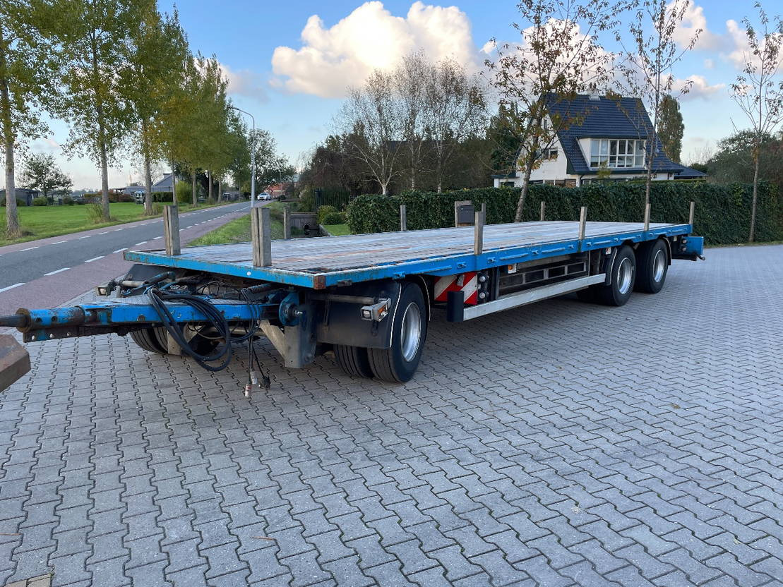Vogelzang Schamelwagen open laadbak met uitschuifbare number - Прицеп бортовой/ Платформа: фото 1 Vogelzang Schamelwagen open laadbak met uitschuifbare number - Прицеп бортовой/ Платформа: фото 1
