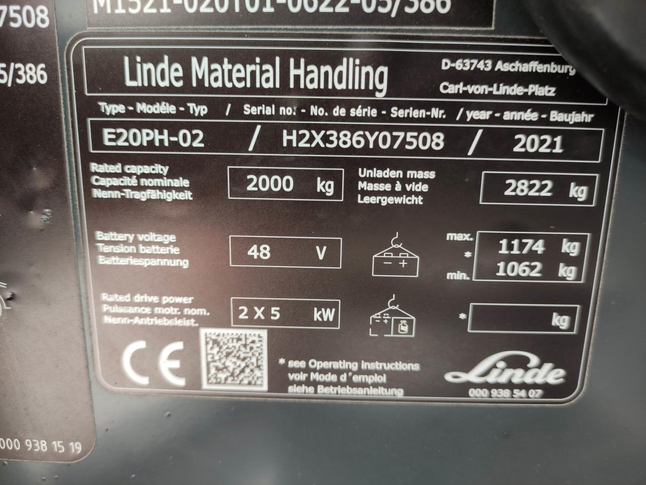 Linde E20PH-02-386-EVO в лизинг Linde E20PH-02-386-EVO: фото 6