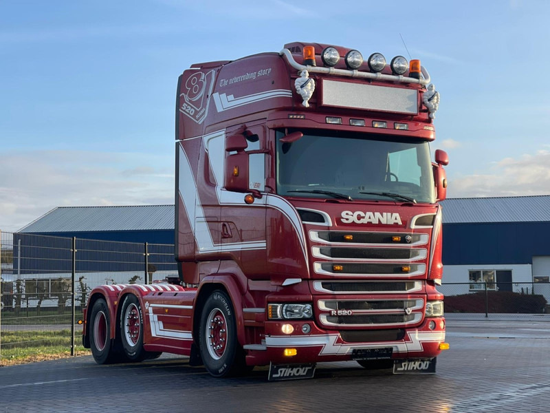Scania R520 6X2/4, VOLLUCHT, SHOWTRUCK, LEER, RETARDER. - Тягач: фото 1 Scania R520 6X2/4, VOLLUCHT, SHOWTRUCK, LEER, RETARDER. - Тягач: фото 1