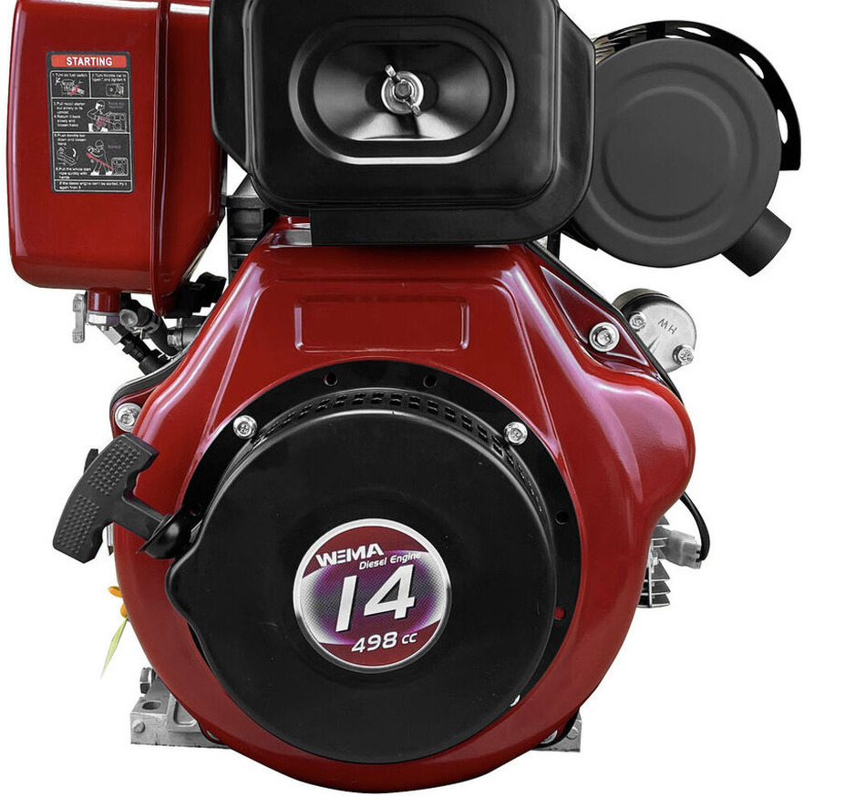 Weima WM192FAE 14KM Wał 25mm z filtrem papierowym 6971472301121  for cultivator - Двигатель для Культиваторов: фото 1