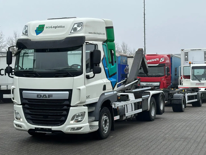 DAF CF 460 6x2 VDL 20T Haakarm + Huffermann Combi Euro 6 Smart Tacho! - Крюковой мультилифт: фото 1 DAF CF 460 6x2 VDL 20T Haakarm + Huffermann Combi Euro 6 Smart Tacho! - Крюковой мультилифт: фото 1