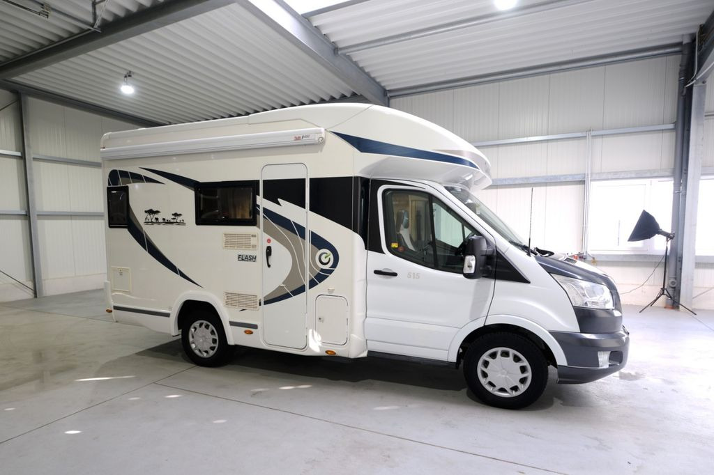 Полуинтегрированный автодом Chausson Flash 515/Festbett+Hubbett/Garage/Klima/Markise: фото 1