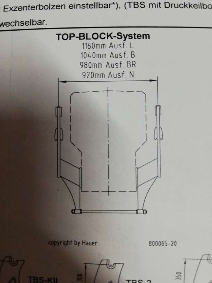 Hauer Top-Block N zu Same Silver 80, 90,100.4 (11745) - Навесное оборудование для Тракторов: фото 1 Hauer Top-Block N zu Same Silver 80, 90,100.4 (11745) - Навесное оборудование для Тракторов: фото 1