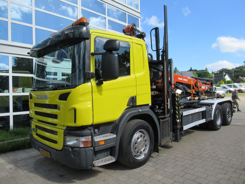 Scania P 340 B 6x2*4 VDL Haak - Kraan ATLAS 206.3E - Крюковой мультилифт, Автоманипулятор: фото 4 Scania P 340 B 6x2*4 VDL Haak - Kraan ATLAS 206.3E - Крюковой мультилифт, Автоманипулятор: фото 4