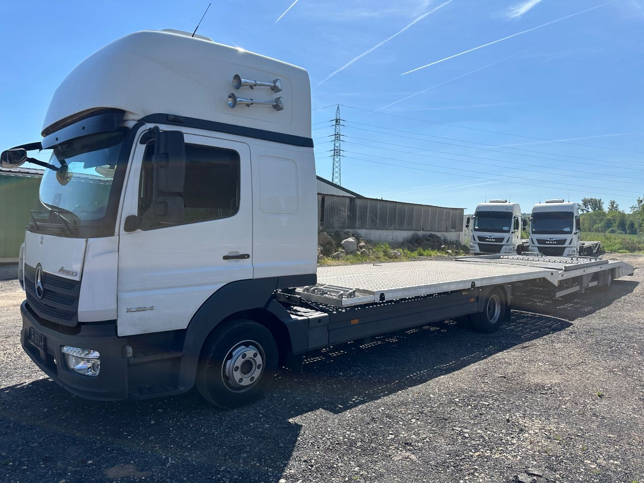 Mercedes-Benz Atego 1024 Flachzug 2-Bett Winde VDI2700 - Автовоз: фото 1 Mercedes-Benz Atego 1024 Flachzug 2-Bett Winde VDI2700 - Автовоз: фото 1