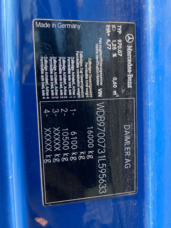 Самосвал Mercedes-Benz Atego 2 6-Zyl. 4x2 1624 KLIMA MEILER ABSETZER: фото 18