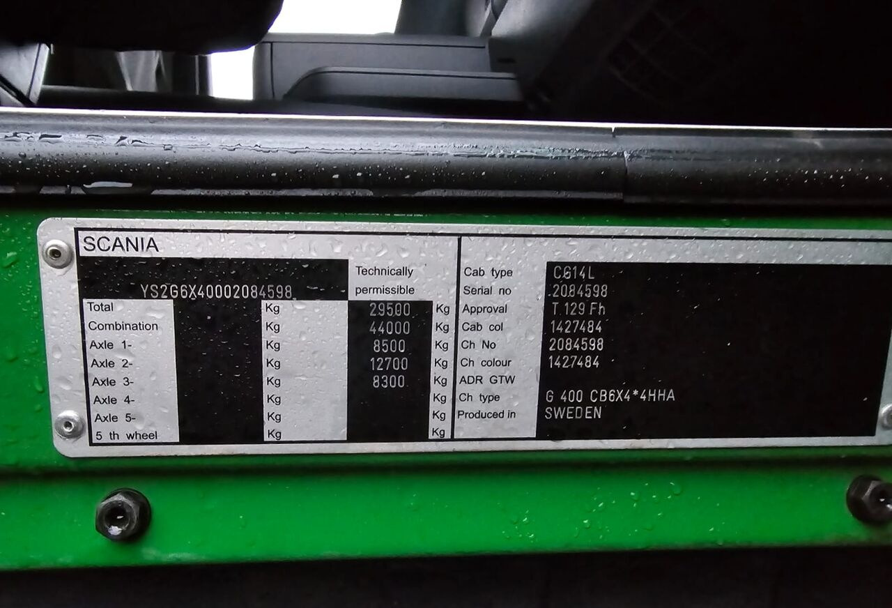 Scania G400 в лизинг Scania G400: фото 17