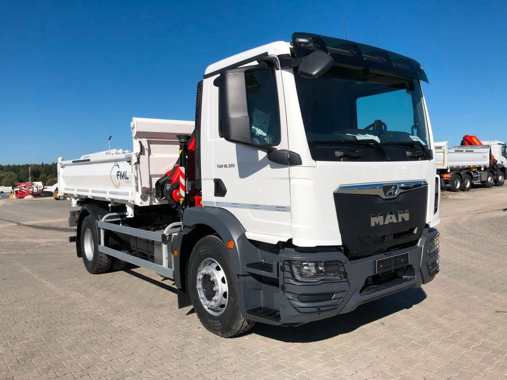 MAN TGM 18.320 4X2 DREISEITENKIPPER MIT F130A - Самосвал, Автоманипулятор: фото 1 MAN TGM 18.320 4X2 DREISEITENKIPPER MIT F130A - Самосвал, Автоманипулятор: фото 1
