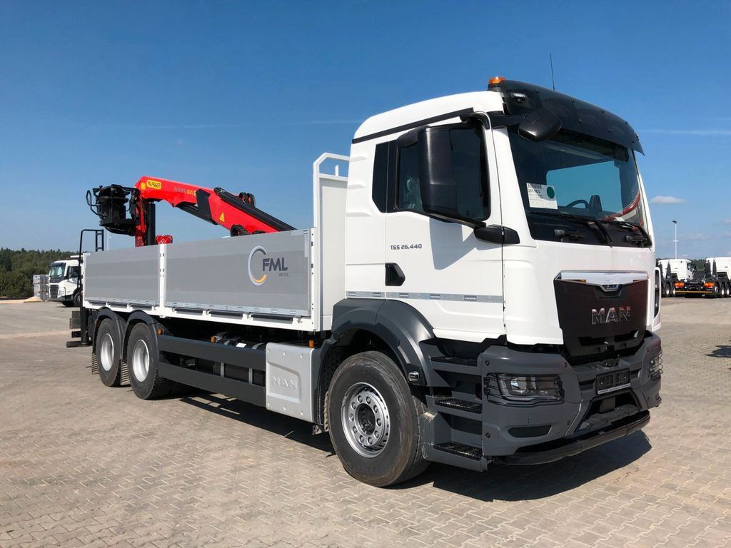 MAN TGS 26.440 6x4 PALFINGER PK 18.001 L - Грузовик бортовой/ Платформа, Автоманипулятор: фото 1 MAN TGS 26.440 6x4 PALFINGER PK 18.001 L - Грузовик бортовой/ Платформа, Автоманипулятор: фото 1