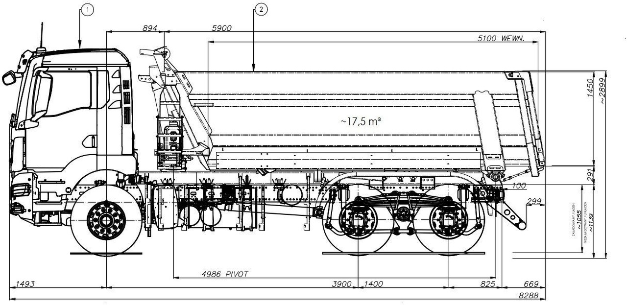 MAN TGS 33.400 6X4 EURO2 FML KIPPER 16M3 MAN TGS 33.400 6X4 EURO2 FML KIPPER 17,5M3 - Самосвал: фото 1 MAN TGS 33.400 6X4 EURO2 FML KIPPER 16M3 MAN TGS 33.400 6X4 EURO2 FML KIPPER 17,5M3 - Самосвал: фото 1