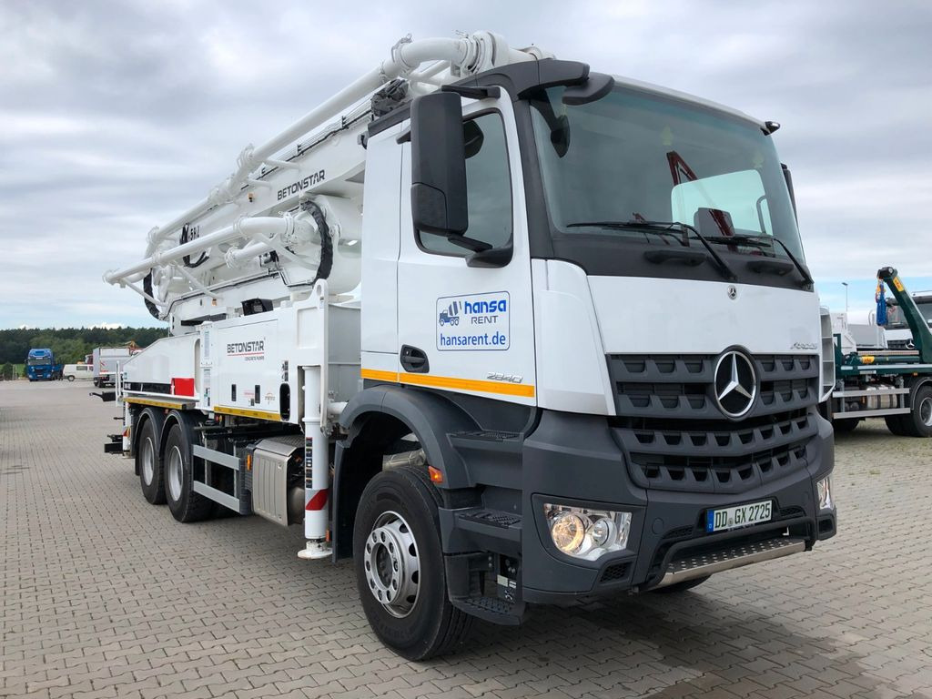 Mercedes-Benz AROCS 2840 BETONSTAR H40.16-5RZ - Автобетононасос: фото 1 Mercedes-Benz AROCS 2840 BETONSTAR H40.16-5RZ - Автобетононасос: фото 1