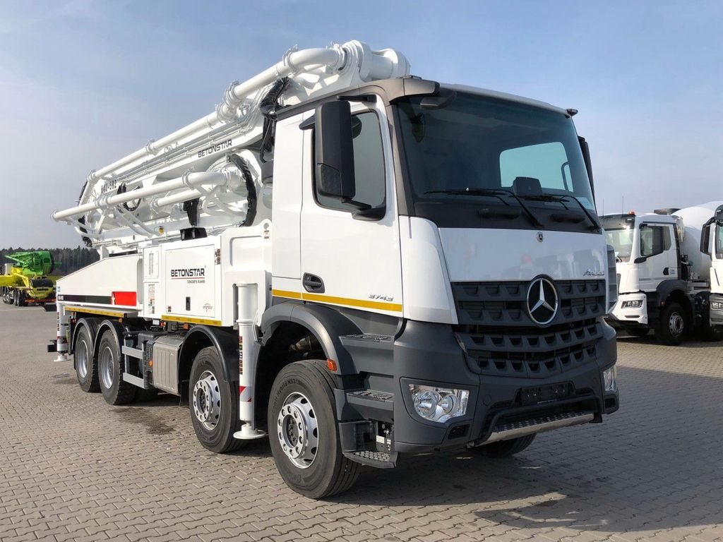Mercedes-Benz AROCS 3743 BETONSTAR H43.16-5RZ - Автобетононасос: фото 1 Mercedes-Benz AROCS 3743 BETONSTAR H43.16-5RZ - Автобетононасос: фото 1