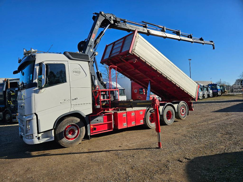 Volvo FH 540 8x4/4 // Tipper // Hiab 288 E-6 HIPRO - Автоманипулятор: фото 1 Volvo FH 540 8x4/4 // Tipper // Hiab 288 E-6 HIPRO - Автоманипулятор: фото 1