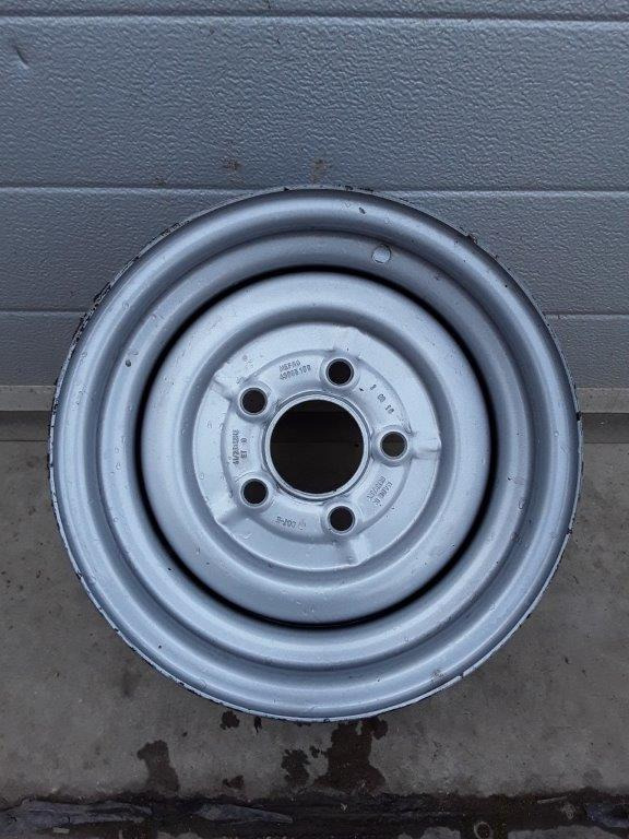 4 1/2 JX12H2 Silver trailer rim - Колесный диск: фото 1