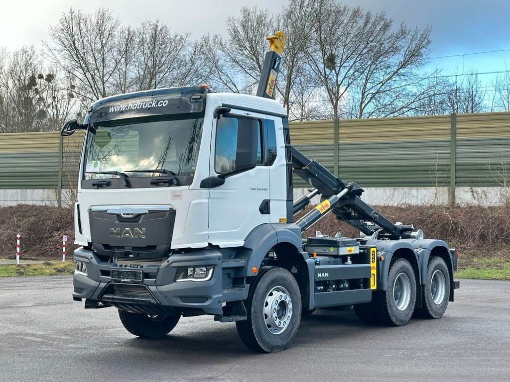 MAN TGS 33.440 6x4 Euro6e Abrollkipper Hyva - Крюковой мультилифт, Автоманипулятор: фото 1 MAN TGS 33.440 6x4 Euro6e Abrollkipper Hyva - Крюковой мультилифт, Автоманипулятор: фото 1