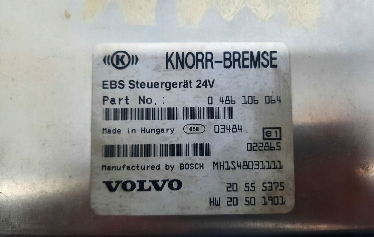Knorr-Bremse Volvo FH FM - Блок управления для Грузовиков: фото 1 Knorr-Bremse Volvo FH FM - Блок управления для Грузовиков: фото 1