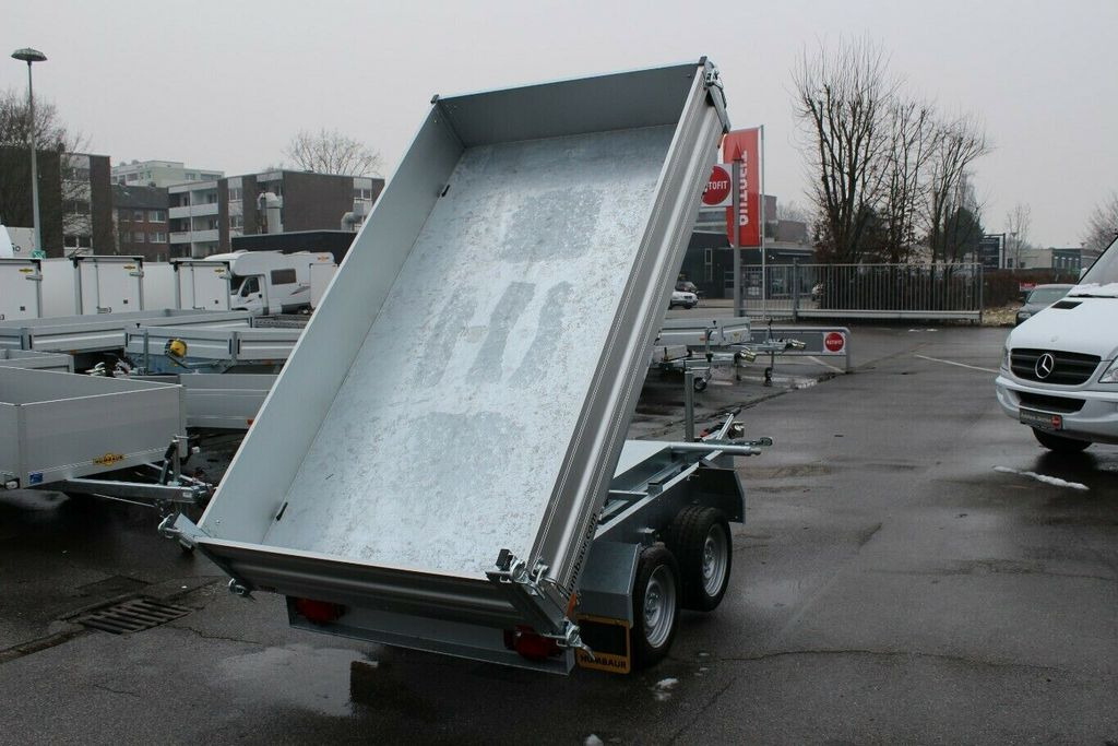 Humbaur HTK 2700.27 Alu E-Pumpe Kipper Dreiseitenkipper  - Самосвальный прицеп: фото 1