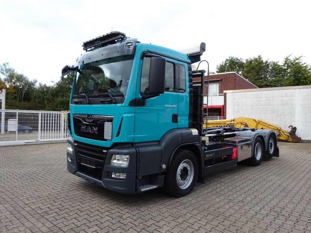 MAN 26.500 TGS Multilift Abroller + Abdeckplane 6x2 - Крюковой мультилифт: фото 1 MAN 26.500 TGS Multilift Abroller + Abdeckplane 6x2 - Крюковой мультилифт: фото 1