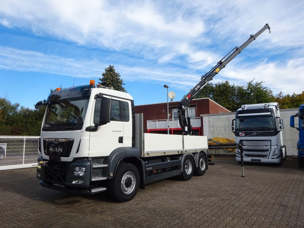 MAN 28.460 TGS Hiab 144 kurze Pritche 4,5. Meter - Грузовик бортовой/ Платформа, Автоманипулятор: фото 1 MAN 28.460 TGS Hiab 144 kurze Pritche 4,5. Meter - Грузовик бортовой/ Платформа, Автоманипулятор: фото 1