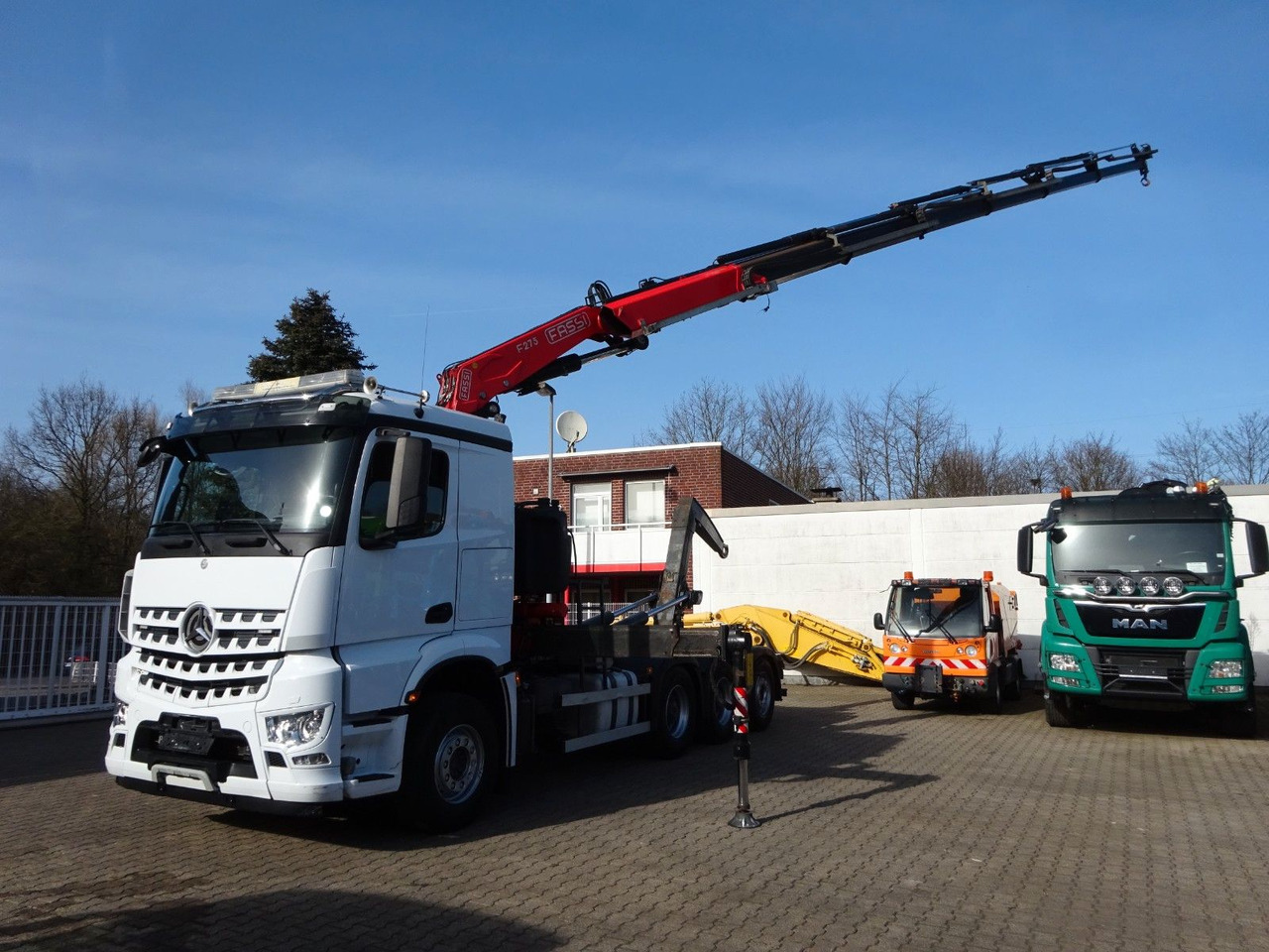 Mercedes-Benz 3248 Fassi Abroller + Fassi F275A 8x4 TRIDEM - Автоманипулятор: фото 5 Mercedes-Benz 3248 Fassi Abroller + Fassi F275A 8x4 TRIDEM - Автоманипулятор: фото 5