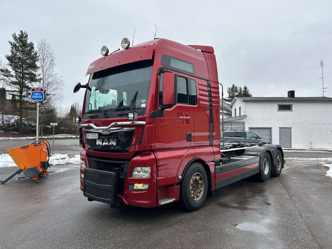 2014 MAN TGX 26.480 Krokbil EU-godkjent Euroklasse 6T - Крюковой мультилифт: фото 1 2014 MAN TGX 26.480 Krokbil EU-godkjent Euroklasse 6T - Крюковой мультилифт: фото 1