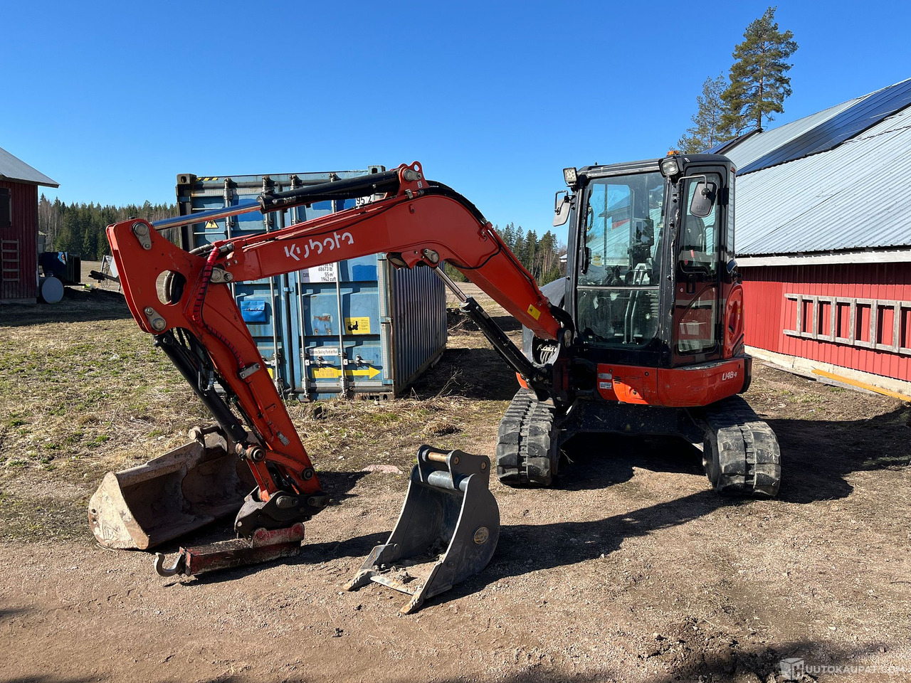 Kubota 48-4, kaivinkone kahdella kauhalla, 2015, Kouvola - Мини-экскаватор: фото 5 Kubota 48-4, kaivinkone kahdella kauhalla, 2015, Kouvola - Мини-экскаватор: фото 5