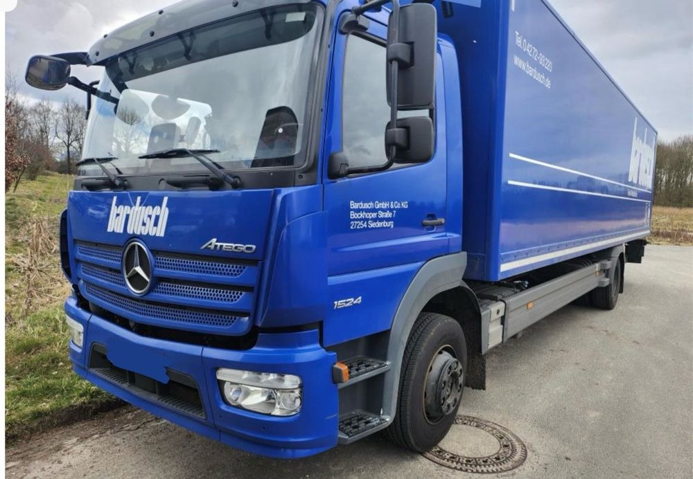 Mercedes-Benz Atego 1524 Z Niemiec TOP 2018 Przód i tył na poduszkach 15t DMC / 7.45m 18 palet TOP STAN - Грузовик с закрытым кузовом: фото 1 Mercedes-Benz Atego 1524 Z Niemiec TOP 2018 Przód i tył na poduszkach 15t DMC / 7.45m 18 palet TOP STAN - Грузовик с закрытым кузовом: фото 1