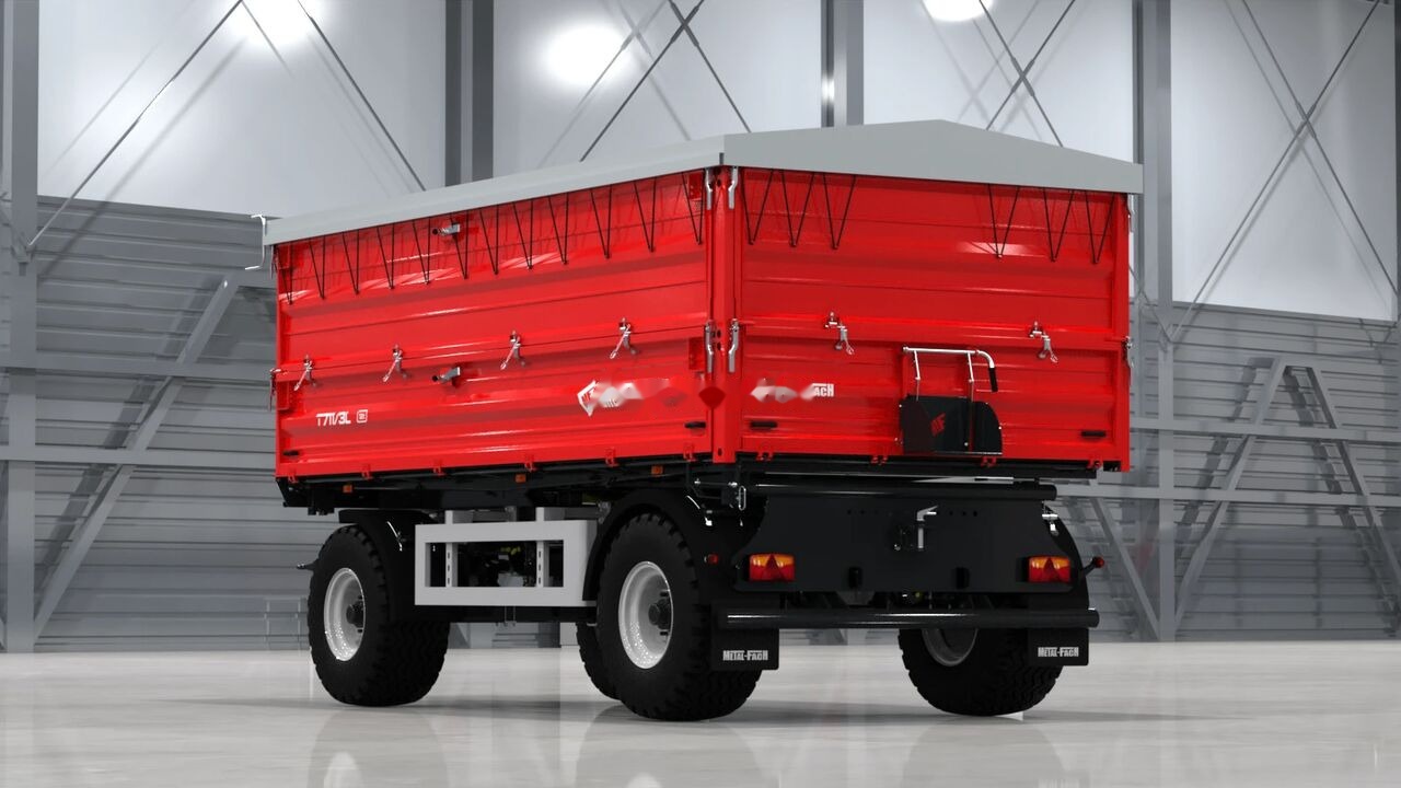 Metal-Fach T711/2L – 10t Long dwuosiowa - Сельскохозяйственный прицеп: фото 1