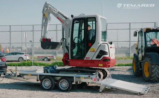 Remorque Porte engin BUILDER 3 3015/2 S 3,5T - Прицеп для легкового автомобиля: фото 1