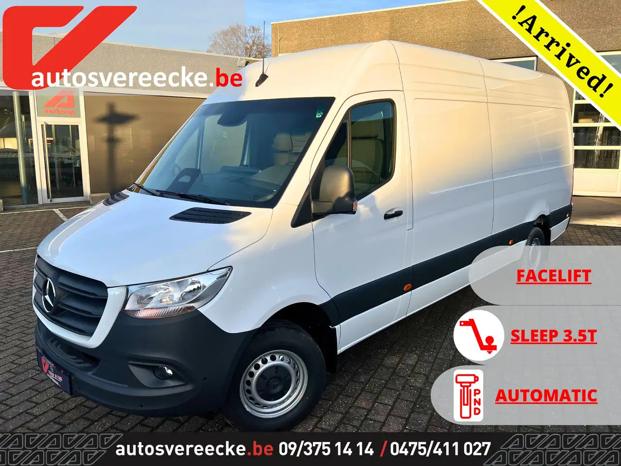 Mercedes-Benz Sprinter 317 L3H2 (48.500€ex) Facelift | 3.5T Trekhaak - Цельнометаллический фургон: фото 1 Mercedes-Benz Sprinter 317 L3H2 (48.500€ex) Facelift | 3.5T Trekhaak - Цельнометаллический фургон: фото 1