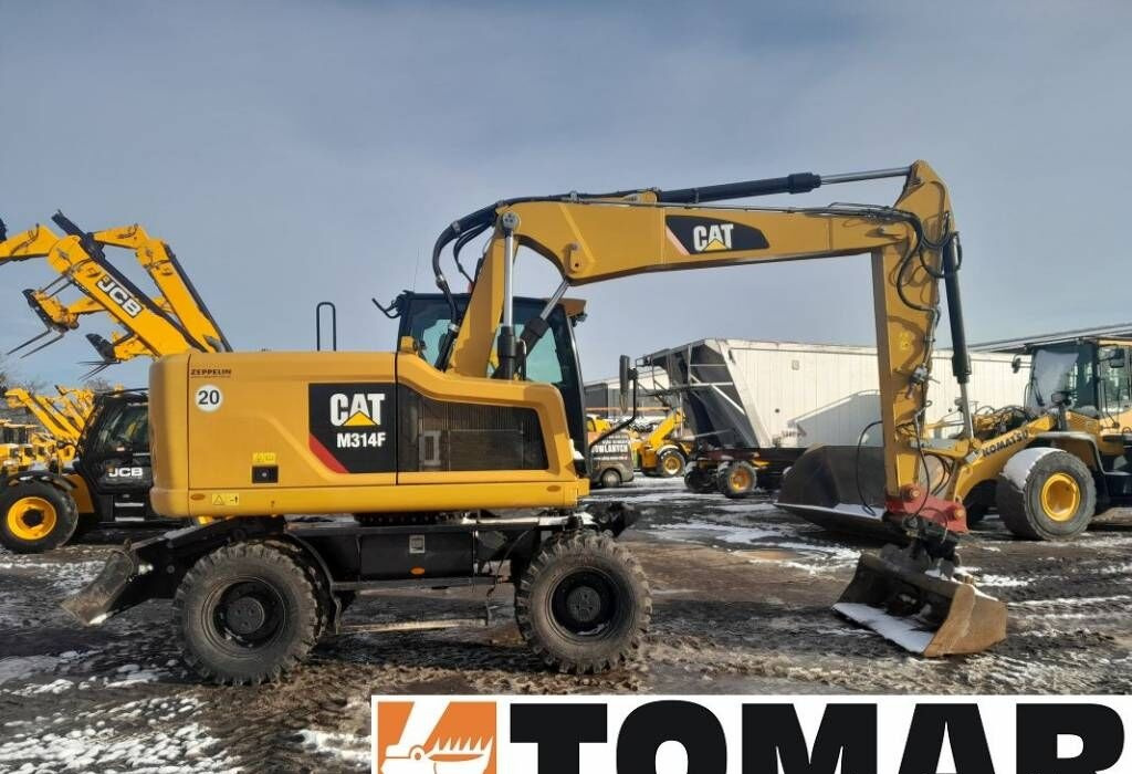 Caterpillar M 314 F - Колёсный экскаватор: фото 1