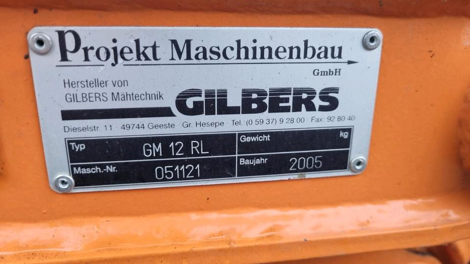 Gilbers GM 12 RL Randstreifenmäher Böschungsmulcher Böschungsmäher Seitenmulcher Mähausleger Dücker Mulag в лизинг Gilbers GM 12 RL Randstreifenmäher Böschungsmulcher Böschungsmäher Seitenmulcher Mähausleger Dücker Mulag: фото 8