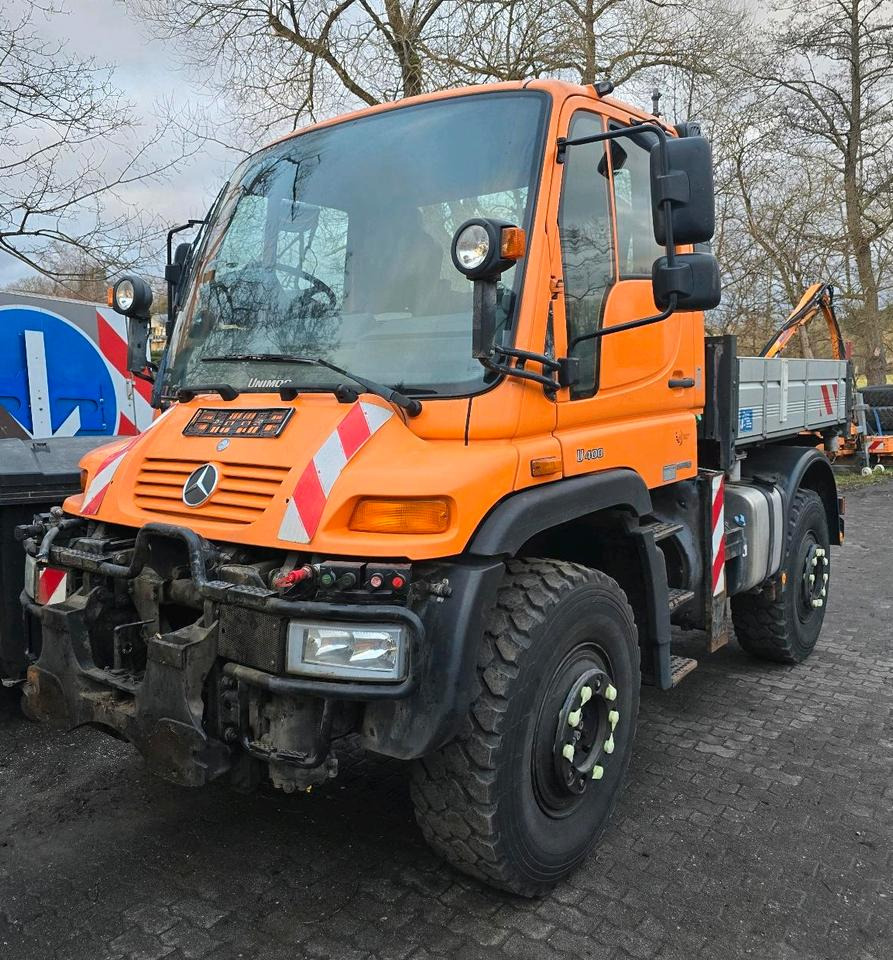Unimog 405/12 U400 Bluetec 5 131000km  Mercedes-Benz Variopilot Hydrostat U300 500 U 400 Wechsellenkung - Самосвал: фото 1