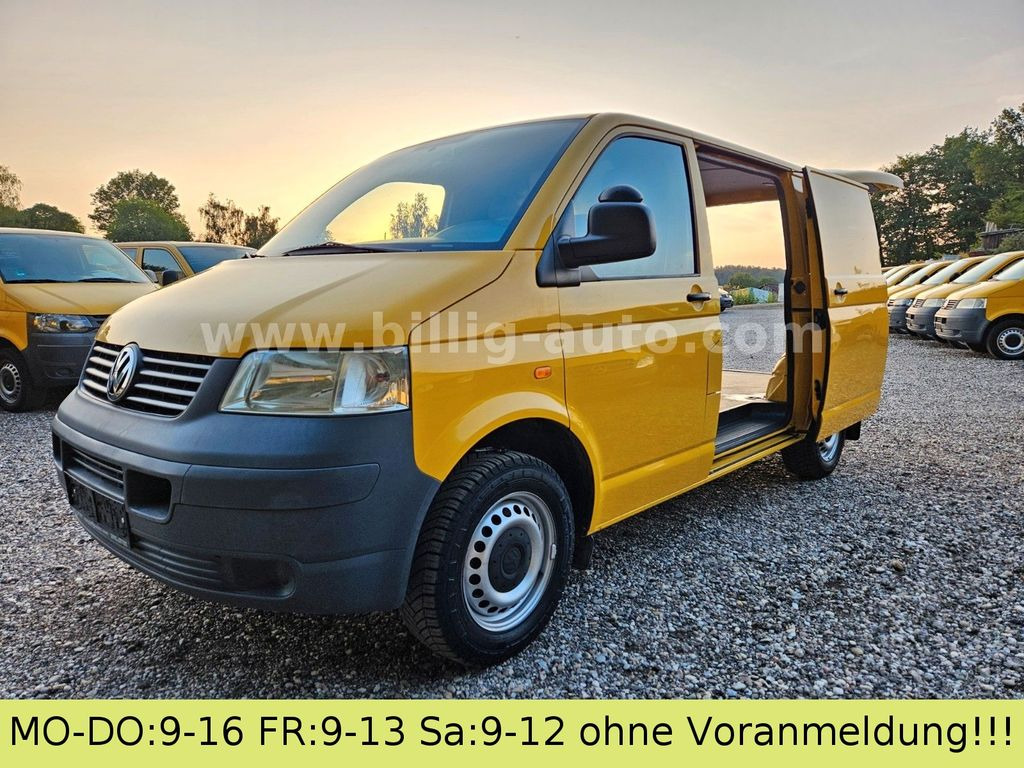 Volkswagen T5 1.9 TDI 2xSchiebetüre Scheckheft Bulli Kasten - Микроавтобус, Пассажирский фургон: фото 1 Volkswagen T5 1.9 TDI 2xSchiebetüre Scheckheft Bulli Kasten - Микроавтобус, Пассажирский фургон: фото 1