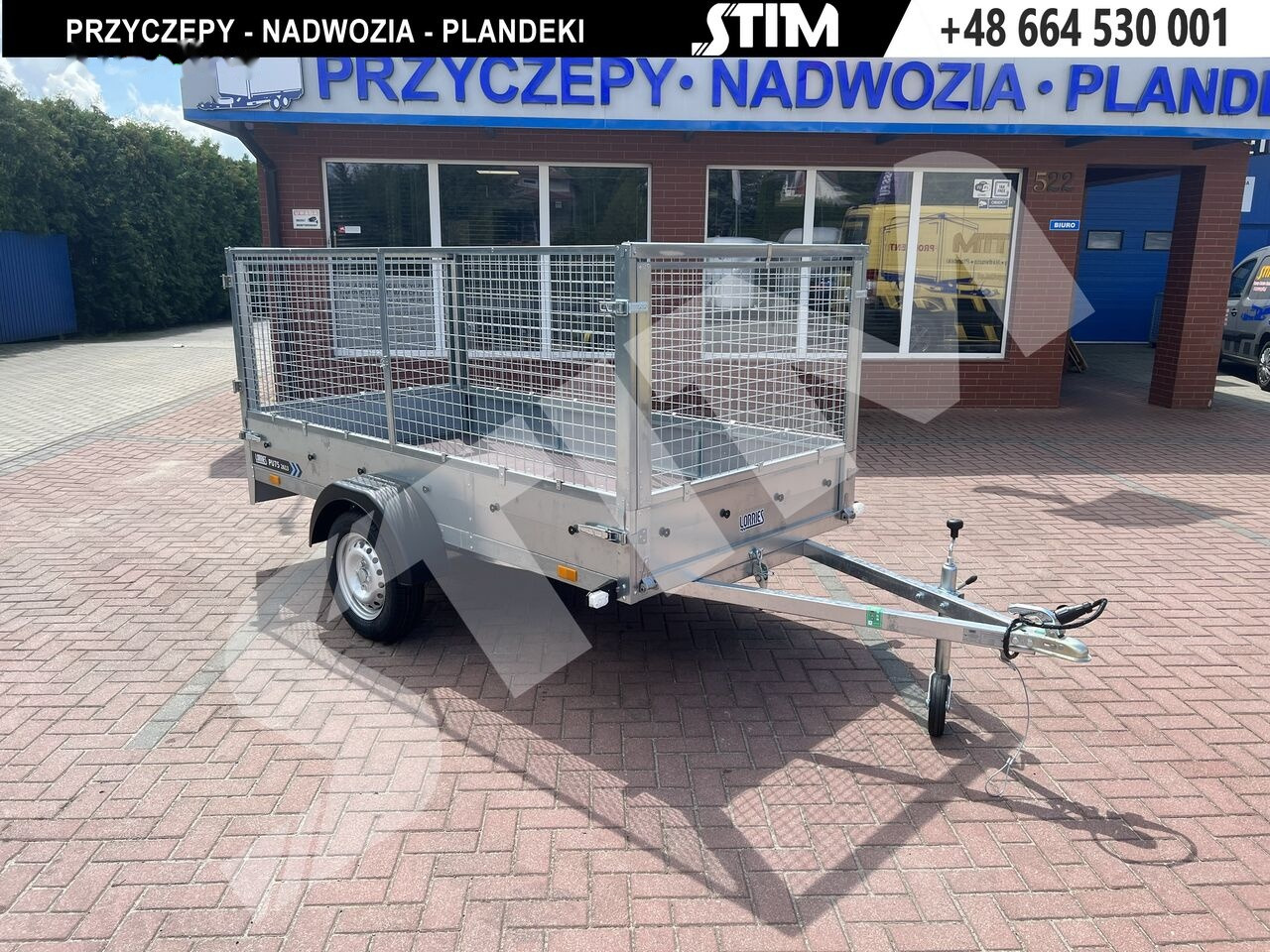 Lorries PU75-2613 uchylna + nadstawka - Прицеп для легкового автомобиля: фото 1 Lorries PU75-2613 uchylna + nadstawka - Прицеп для легкового автомобиля: фото 1